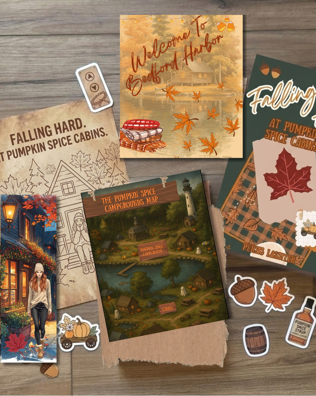 Falling Hard At Pumpkin Spice cabins PR Mailer